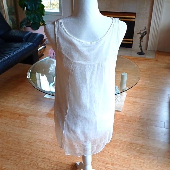 LAKLOOK 100% SILK TUNIC SIZE MEDIUM - Picture 2 of 5